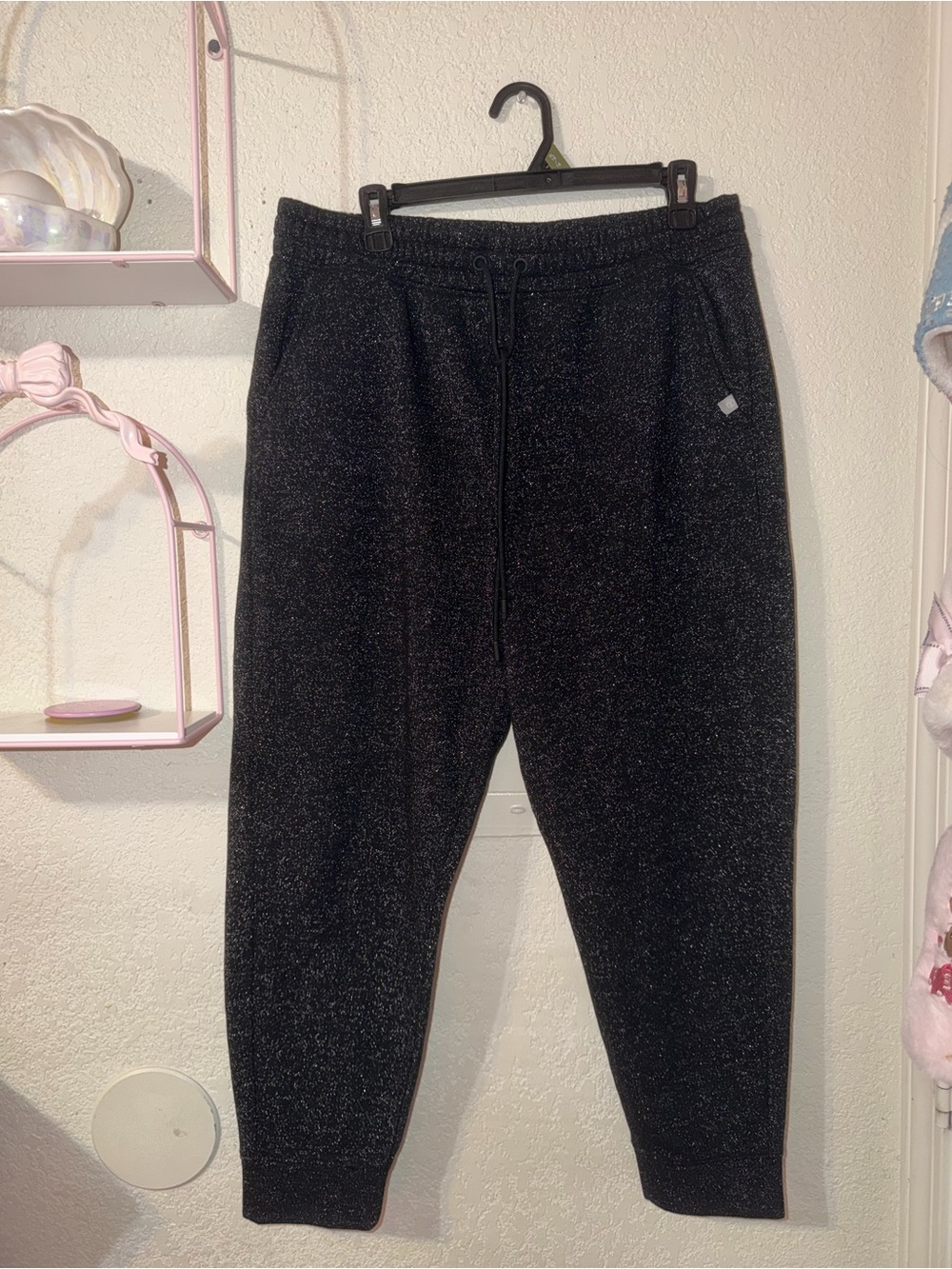 Talbots Black Sparkle pants Large petite
